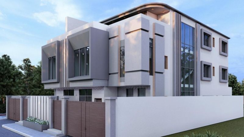 واجهة مشروع فيلا سكنية في جدة